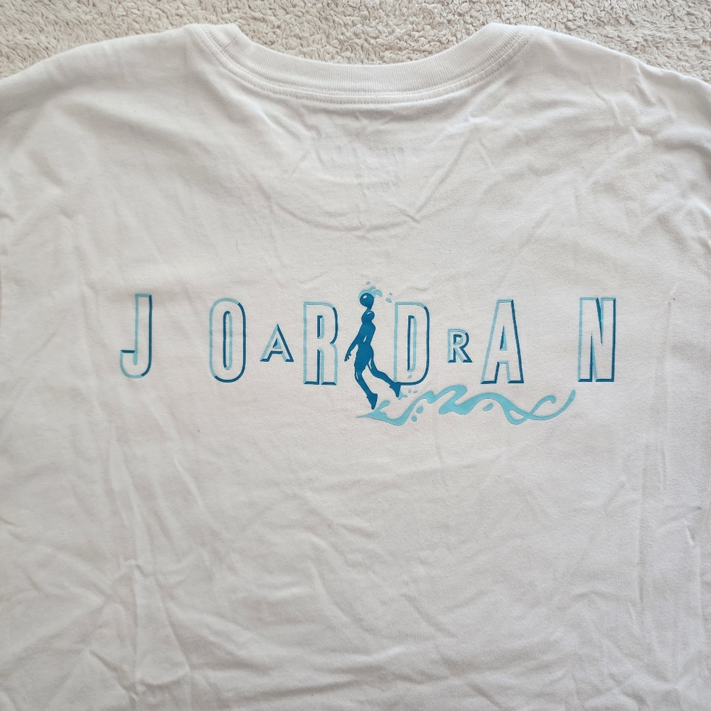 Jordan Essentials Short Sleeve T-Shirt, Men's Size XXL, GUC - White - Picture 10 of 11